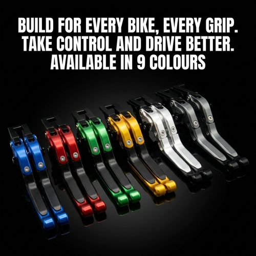 CNC adjustable folding brake and clutch levers for supersport motorcycles