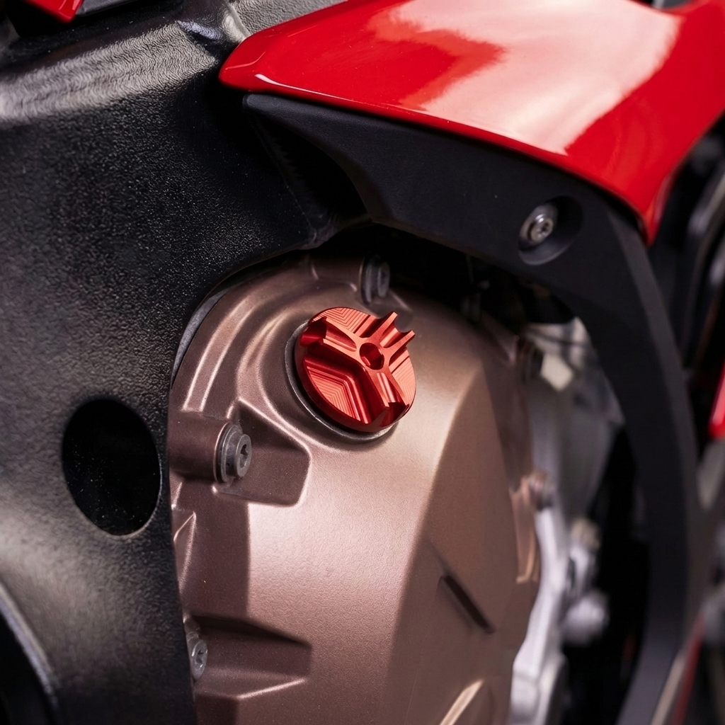CNC Aluminum Motorcycle Engine Oil Filler Cap