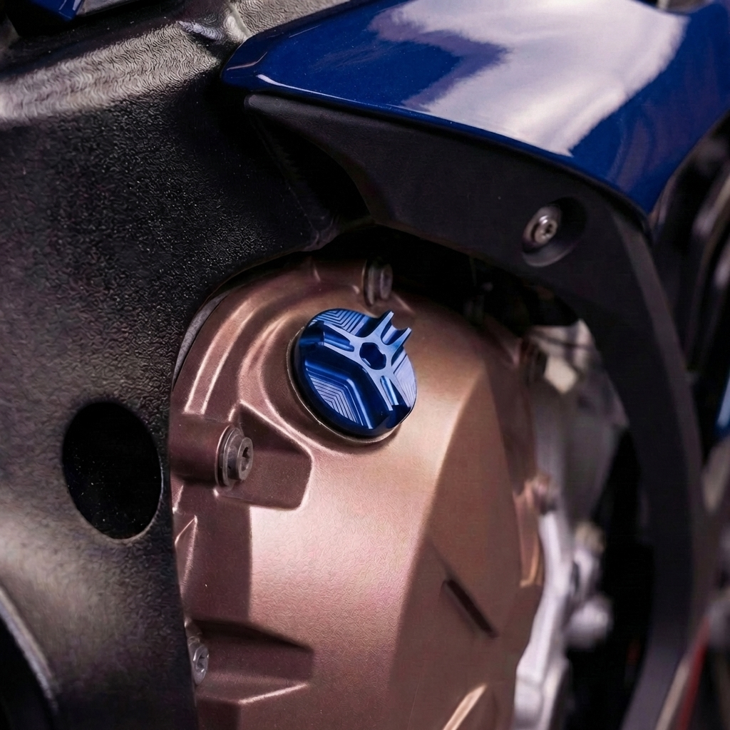 CNC Aluminum Motorcycle Engine Oil Filler Cap