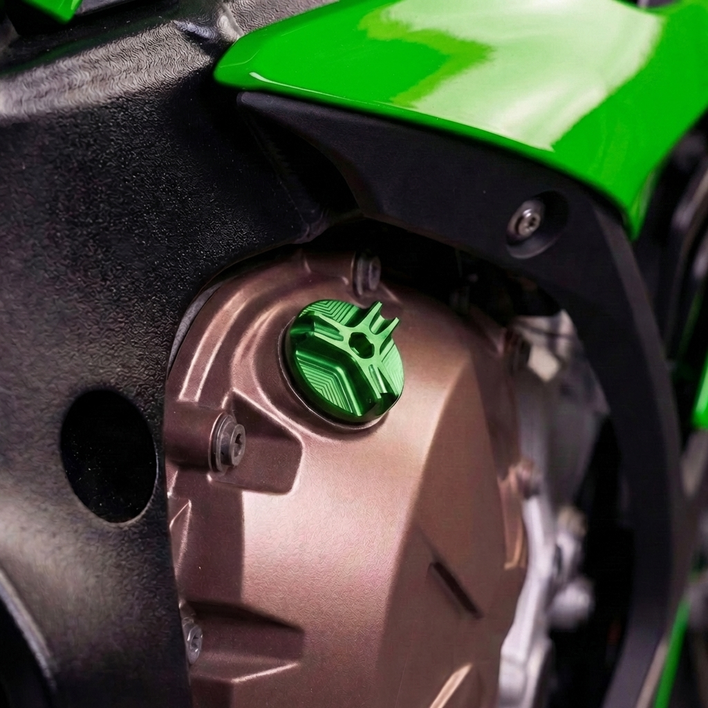 CNC Aluminum Motorcycle Engine Oil Filler Cap