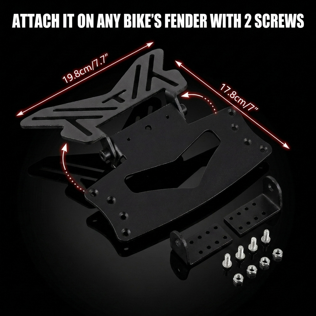 Adjustable Motorcycle Tail Tidy Fender Eliminator