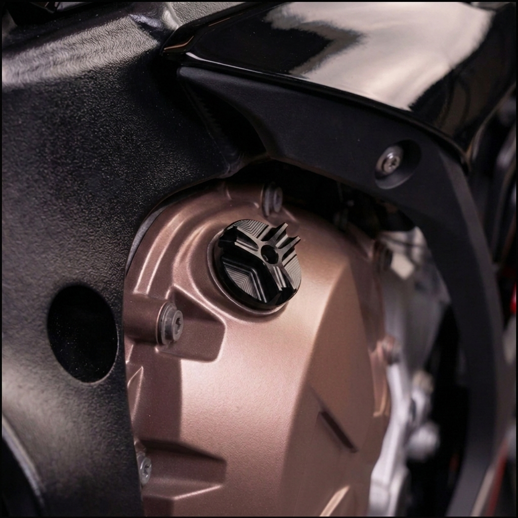 CNC Aluminum Motorcycle Engine Oil Filler Cap